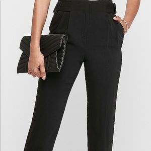 NWT Express High Waisted Side Buckle Pants